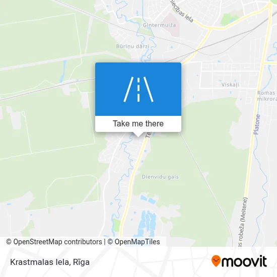 Krastmalas Iela map
