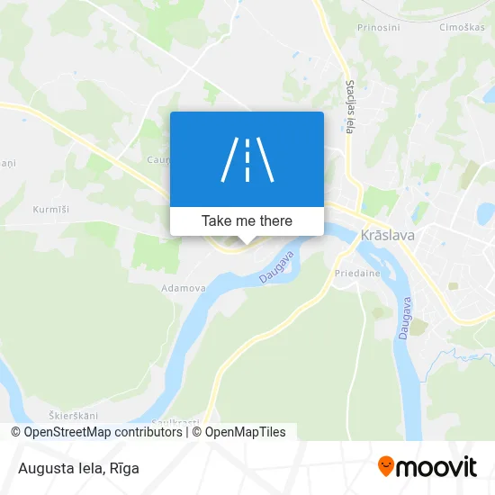 Augusta Iela map