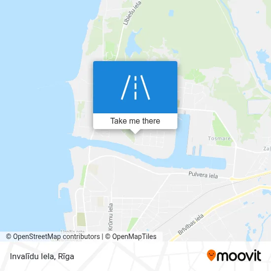 Invalīdu Iela map