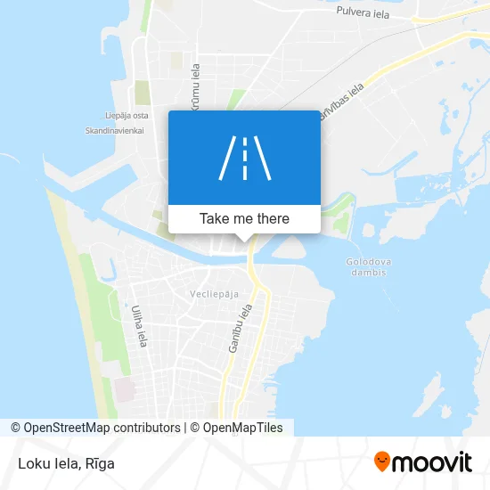Loku Iela map