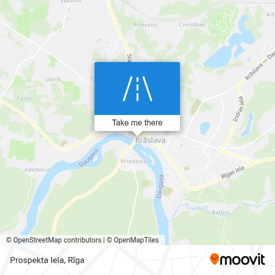 Prospekta Iela map