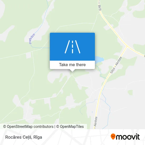 Rocāres Ceļš map