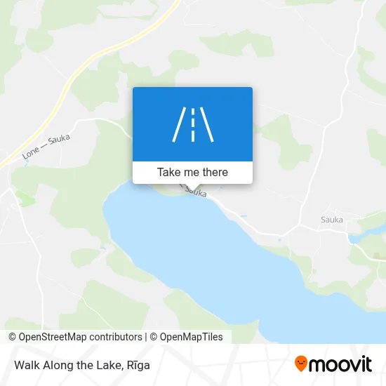 Walk Along the Lake map