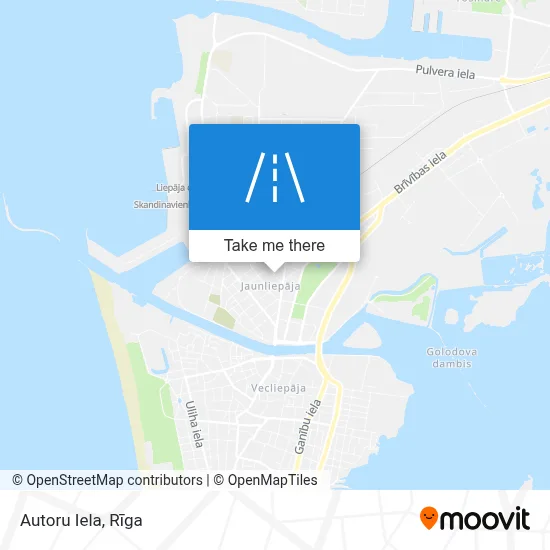 Autoru Iela map