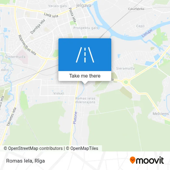 Romas Iela map