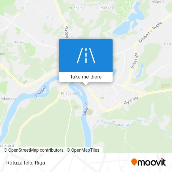 Rātūža Iela map