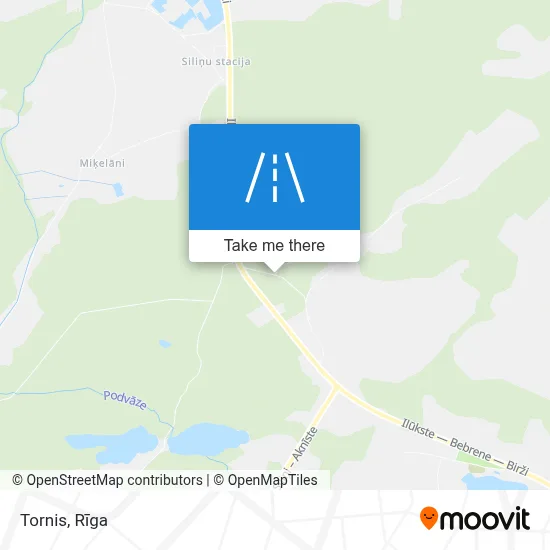 Tornis map
