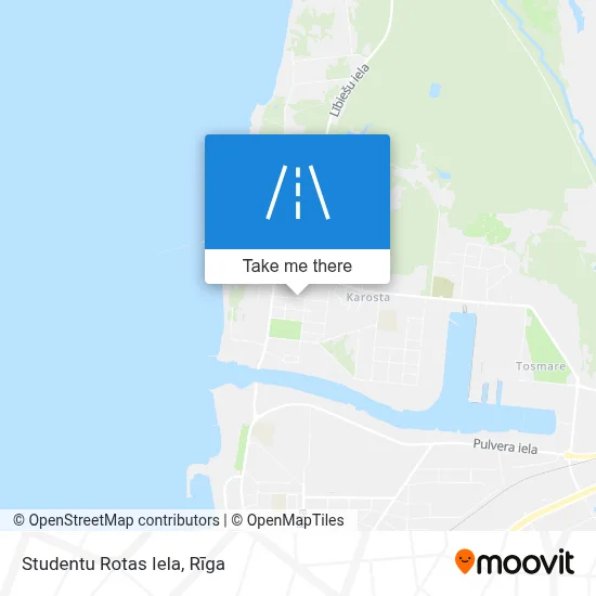 Studentu Rotas Iela map