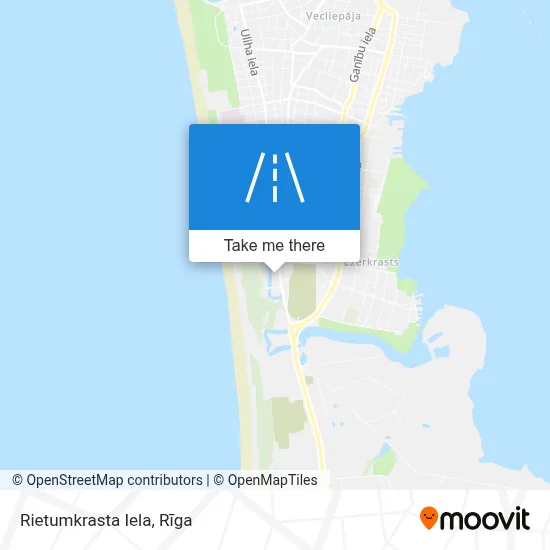 Rietumkrasta Iela map