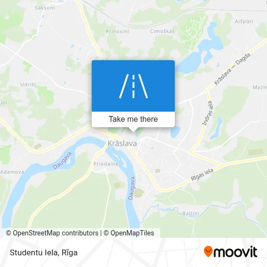 Studentu Iela map