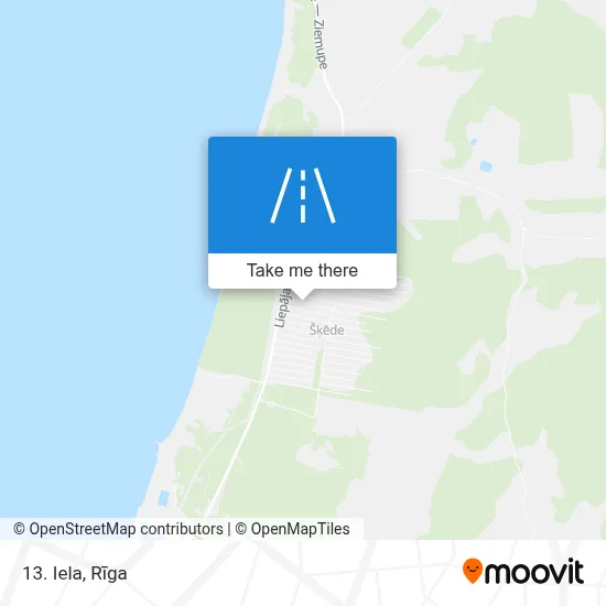 13. Iela map