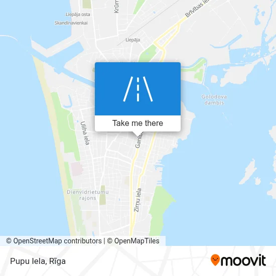 Pupu Iela map