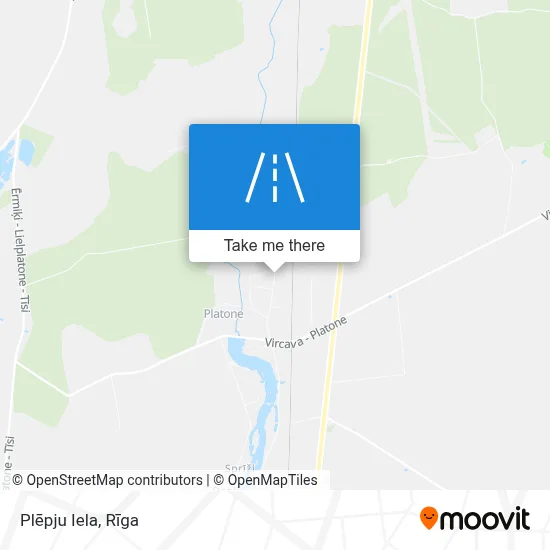 Plēpju Iela map