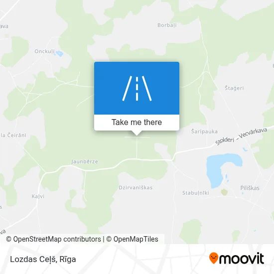Lozdas Ceļš map