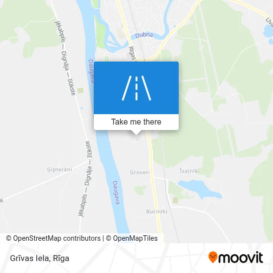 Grīvas Iela map