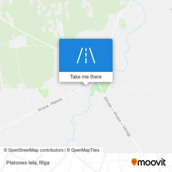 Platones Iela map