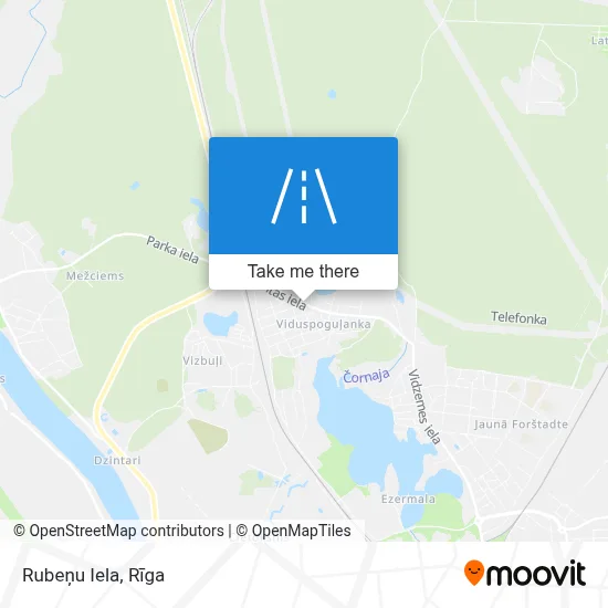 Rubeņu Iela map