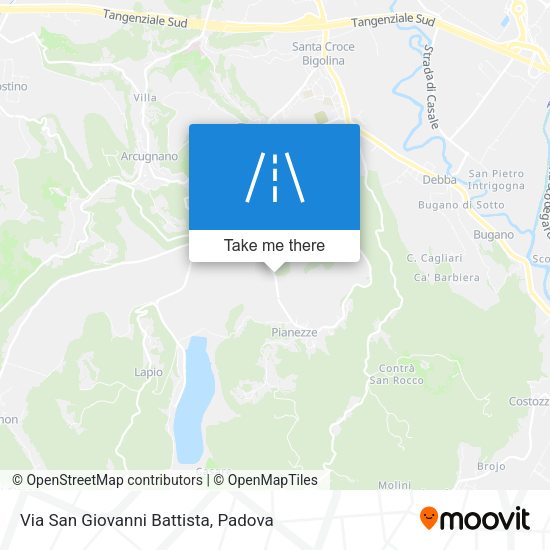 Via San Giovanni Battista map