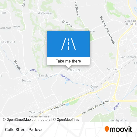 Colle Street map