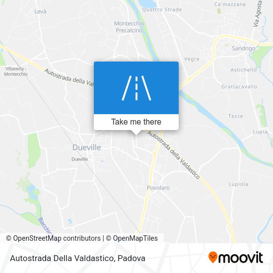 Autostrada Della Valdastico map