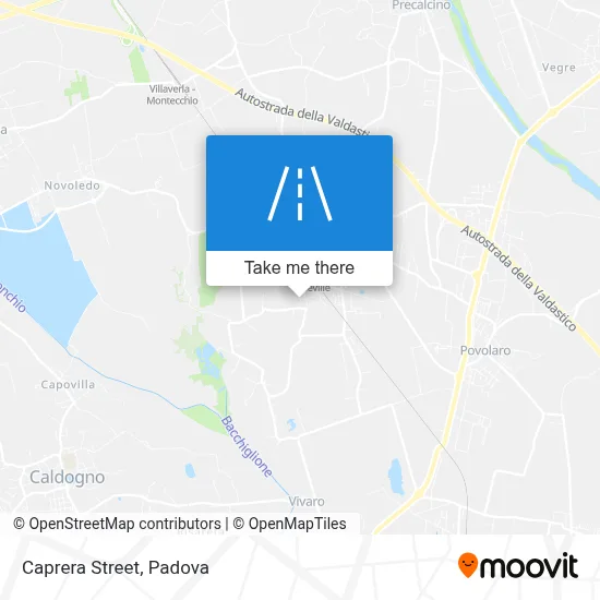 Caprera Street map