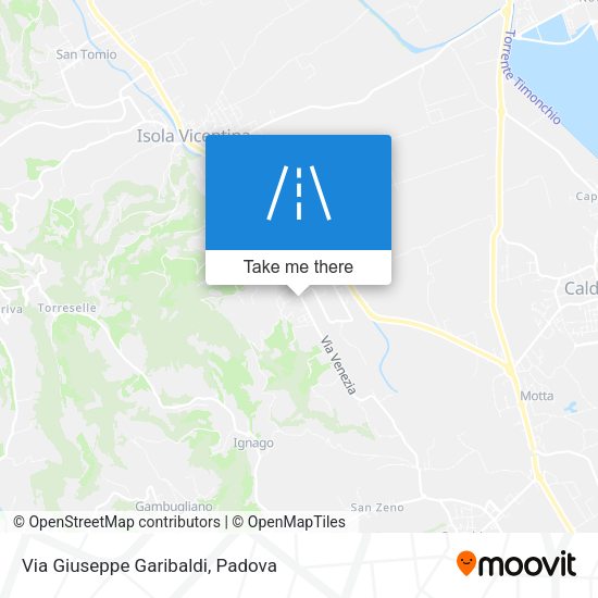 Via Giuseppe Garibaldi map
