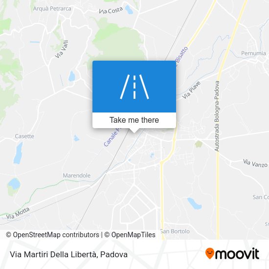 Via Martiri Della Libertà map
