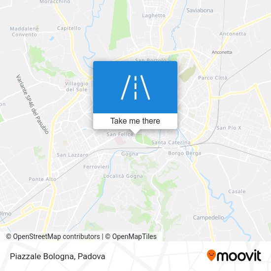 Piazzale Bologna map