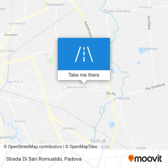 Strada Di San Romualdo map