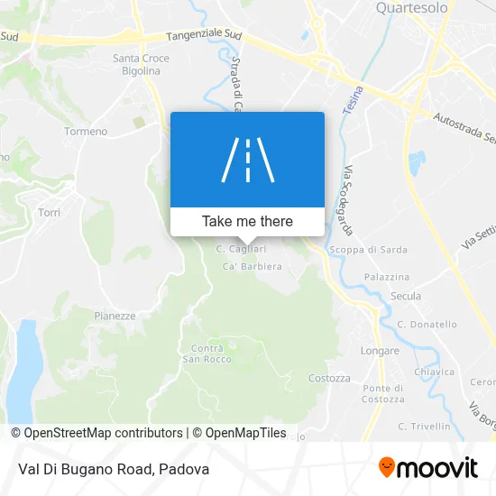 Val Di Bugano Road map