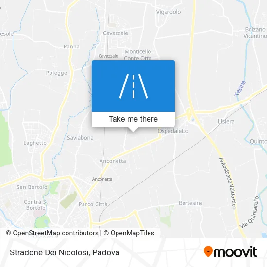 Stradone Dei Nicolosi map