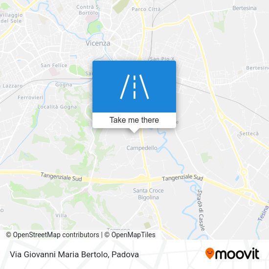 Via Giovanni Maria Bertolo map