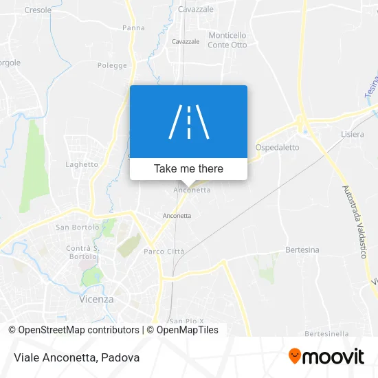 Viale Anconetta map