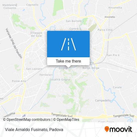 Viale Arnaldo Fusinato map