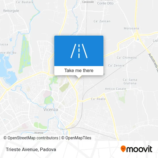 Trieste Avenue map