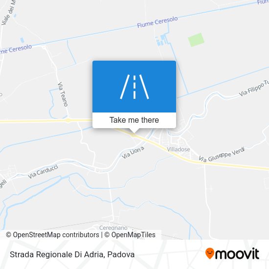 Strada Regionale Di Adria map