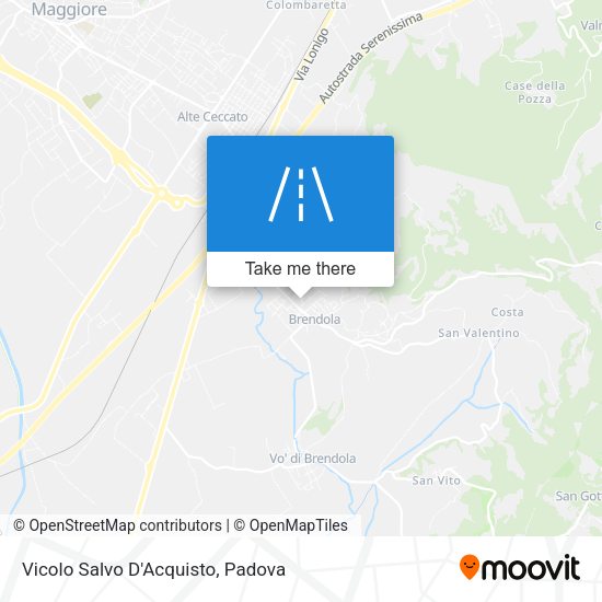 Vicolo Salvo D'Acquisto map