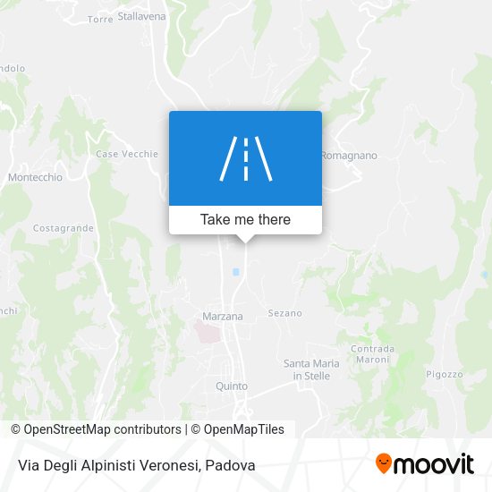 Via Degli Alpinisti Veronesi map