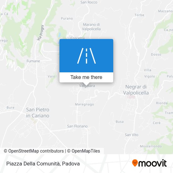 Piazza Della Comunità map