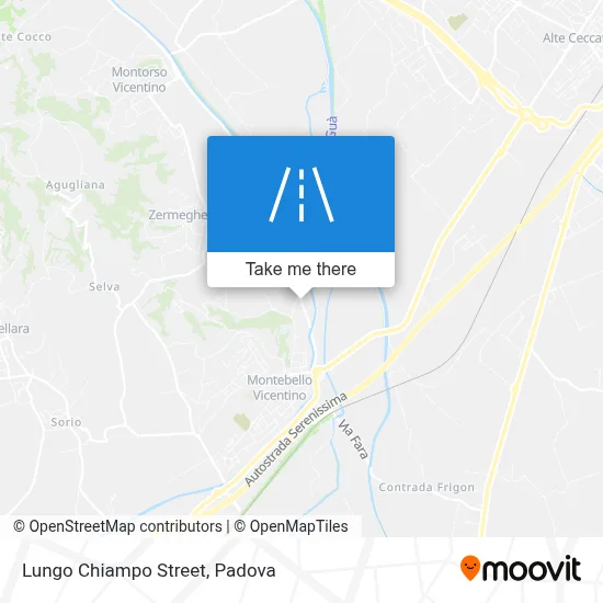 Lungo Chiampo Street map