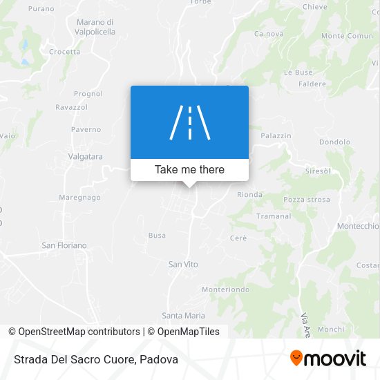 Strada Del Sacro Cuore map