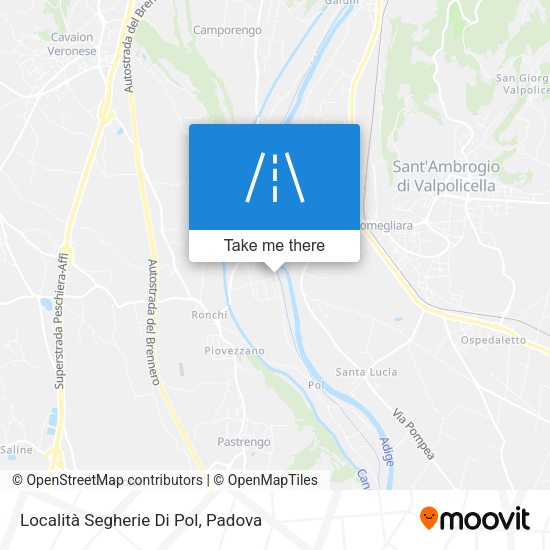 Località Segherie Di Pol map