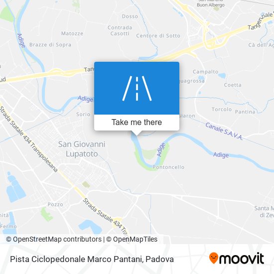 Pista Ciclopedonale Marco Pantani map