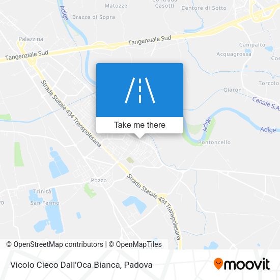 Vicolo Cieco Dall'Oca Bianca map