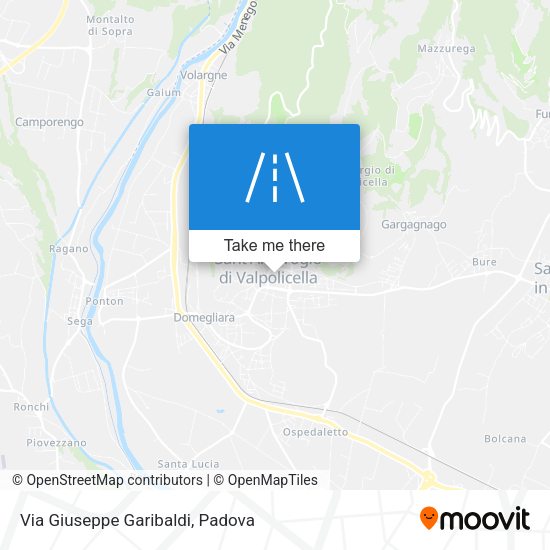 Via Giuseppe Garibaldi map