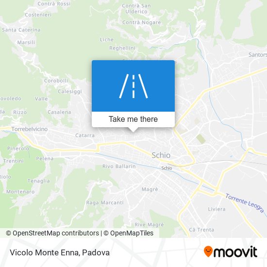 Vicolo Monte Enna map
