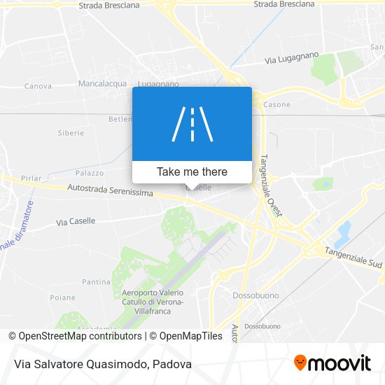 Via Salvatore Quasimodo map