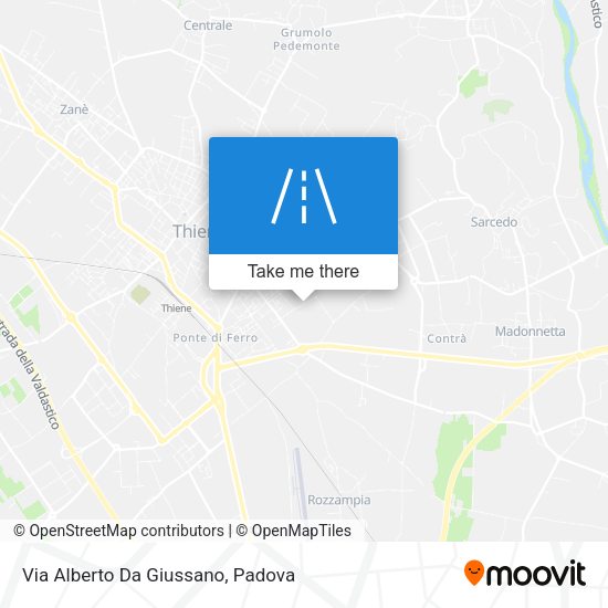 Via Alberto Da Giussano map