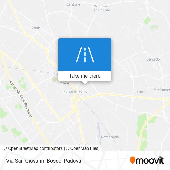 Via San Giovanni Bosco map