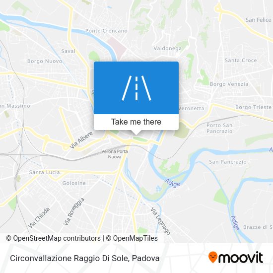 Circonvallazione Raggio Di Sole map